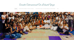 Desktop Screenshot of loknathyoga.com