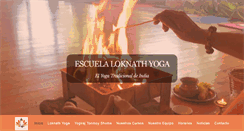 Desktop Screenshot of loknathyoga.cl